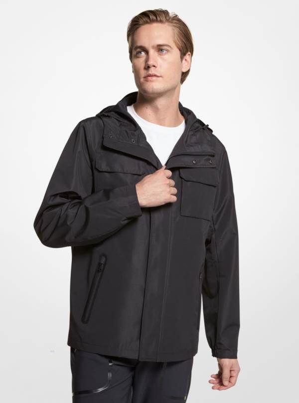 Panske Bundy Michael Kors Seattle Woven Čierne - Oblecenie Michael Kors Vypredaj | GTASW-8206